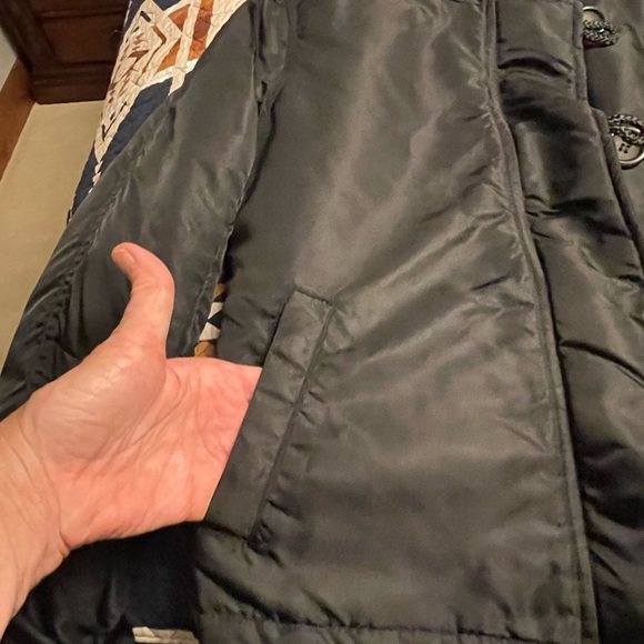 BB Dakota zip up black hooded jacket size M - Picture 5 of 8